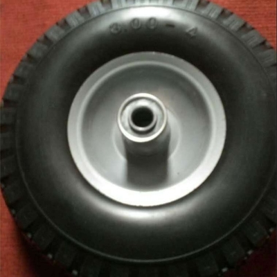 Ruota di plastica solida di gomma 410/350-4 dell'unità di elaborazione della ruota 300-4 dell'ebanite